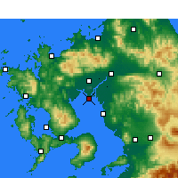 Nearby Forecast Locations - 佐贺机场 - 图