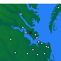 Nearby Forecast Locations - 紐波特紐斯 - 图