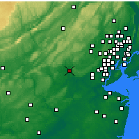 Nearby Forecast Locations - 桑莫維爾 - 图