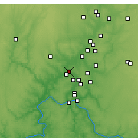 Nearby Forecast Locations - 漢密爾頓 - 图