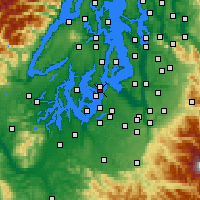 Nearby Forecast Locations - 塔科马 - 图