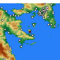 Nearby Forecast Locations - Methana - 图
