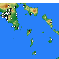 Nearby Forecast Locations - Кеа - 图