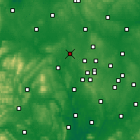 Nearby Forecast Locations - 特爾福德 - 图