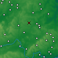 Nearby Forecast Locations - 銀石 - 图