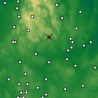 Nearby Forecast Locations - Carsington Water - 图