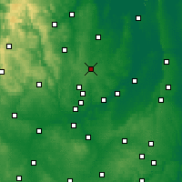 Nearby Forecast Locations - 曼斯菲爾德 - 图