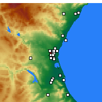 Nearby Forecast Locations - 马尼塞斯 - 图