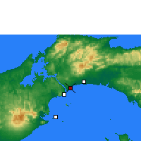 Nearby Forecast Locations - 巴拿馬城 - 图