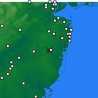 Nearby Forecast Locations - Lakehurst - 图