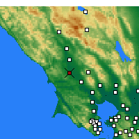 Nearby Forecast Locations - 塞瓦斯托波尔 - 图