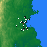 Nearby Forecast Locations - Allston - 图