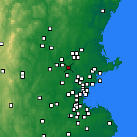 Nearby Forecast Locations - Tewksbury - 图