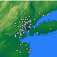 Nearby Forecast Locations - 霍博肯 - 图