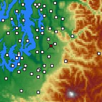 Nearby Forecast Locations - 肯特 - 图