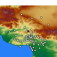 Nearby Forecast Locations - Newhall - 图