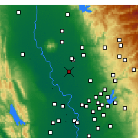 Nearby Forecast Locations - 尤巴城 - 图