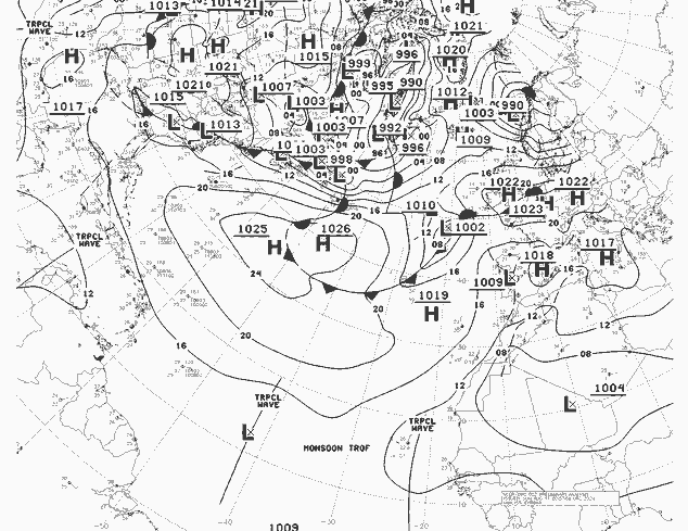 NWS Fronts 星期日 11.08.2024 00 UTC