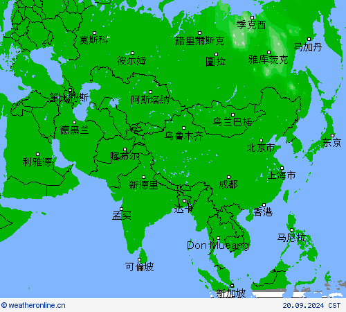 雷暴 预报图