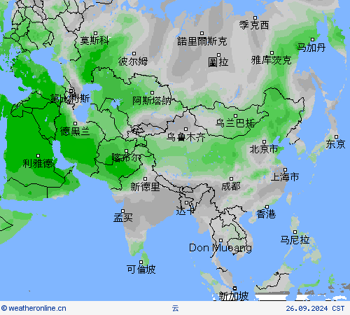 日照时间 预报图