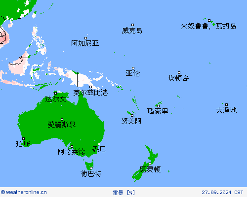 雷暴 预报图