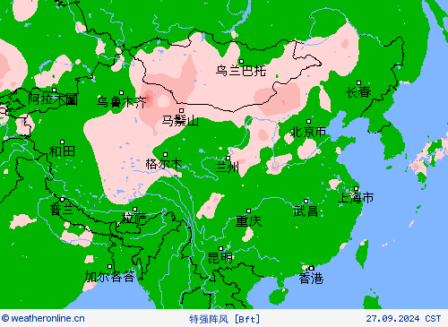 特强阵风 预报图