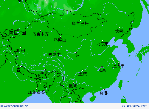 雷暴 预报图