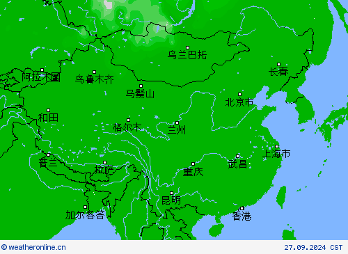 雷暴 预报图