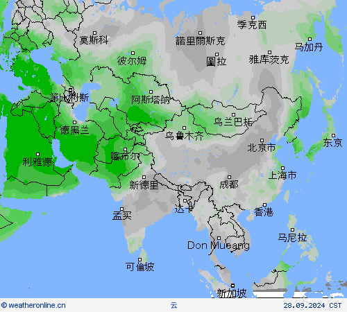 日照时间 预报图