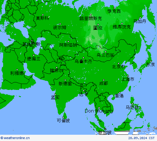 雷暴 预报图