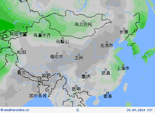 日照时间 预报图