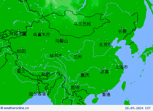 雷暴 预报图