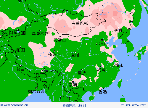 特强阵风 预报图