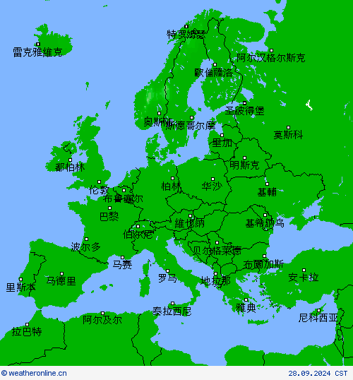 雷暴 预报图