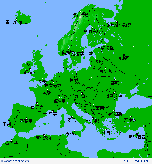 雷暴 预报图