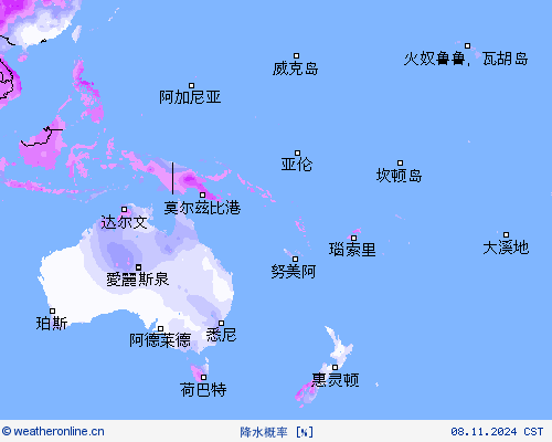 降水概率 预报图