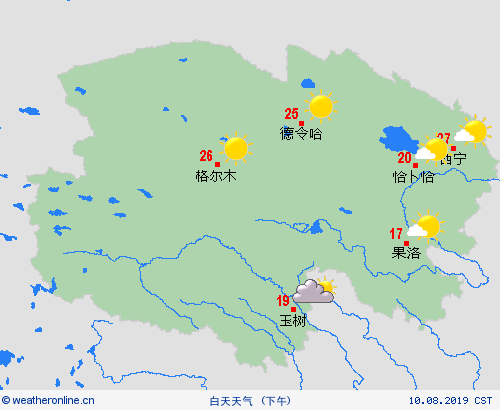 一览表  中国 预报图