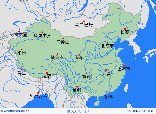 一览表 中国 中国 预报图