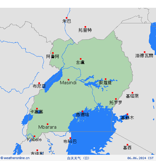 一览表 乌干达 非洲 预报图