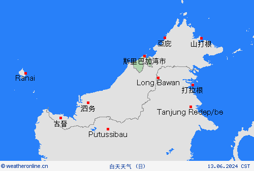 一览表 文莱 亚洲 预报图