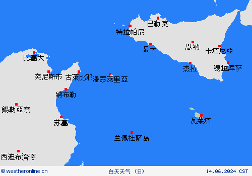 一览表 马耳他 欧洲 预报图