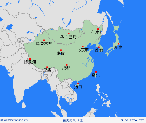 一览表  亚洲 预报图