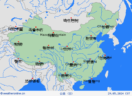 公路  中国 预报图