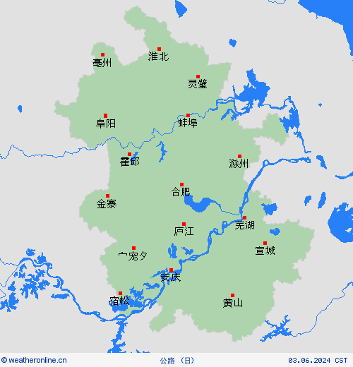 公路  中国 预报图