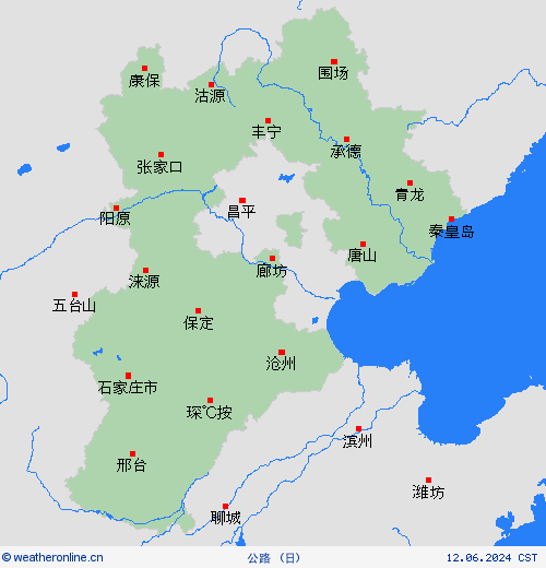 公路  中国 预报图