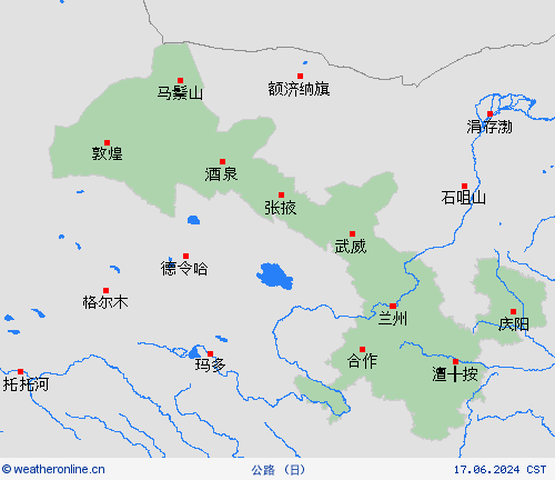 公路  中国 预报图