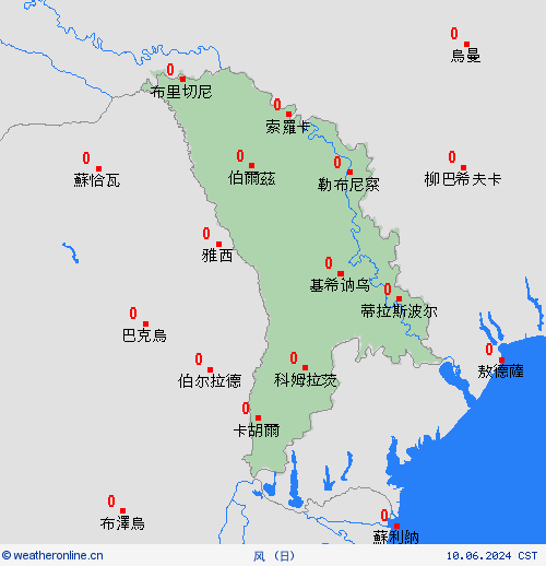 风 摩尔多瓦 欧洲 预报图