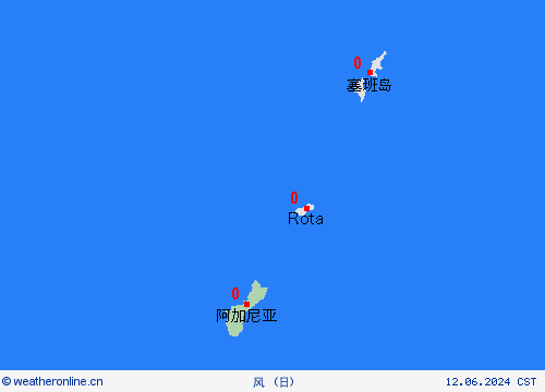 风 关岛 大洋洲 预报图
