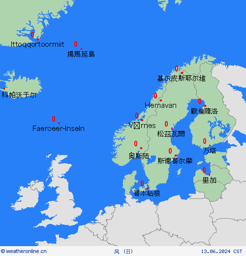 风  欧洲 预报图