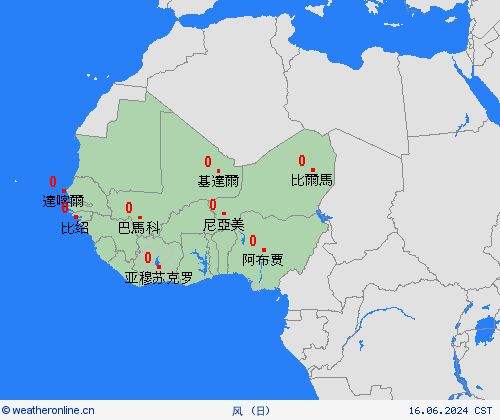 风  非洲 预报图